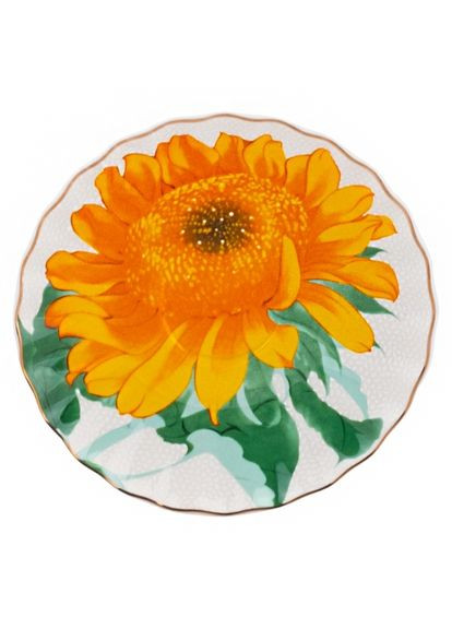 Кружка з блюдцем “Ceramic Grace”, 200 мл (9217-011) ELISEY Квіти (319576255)