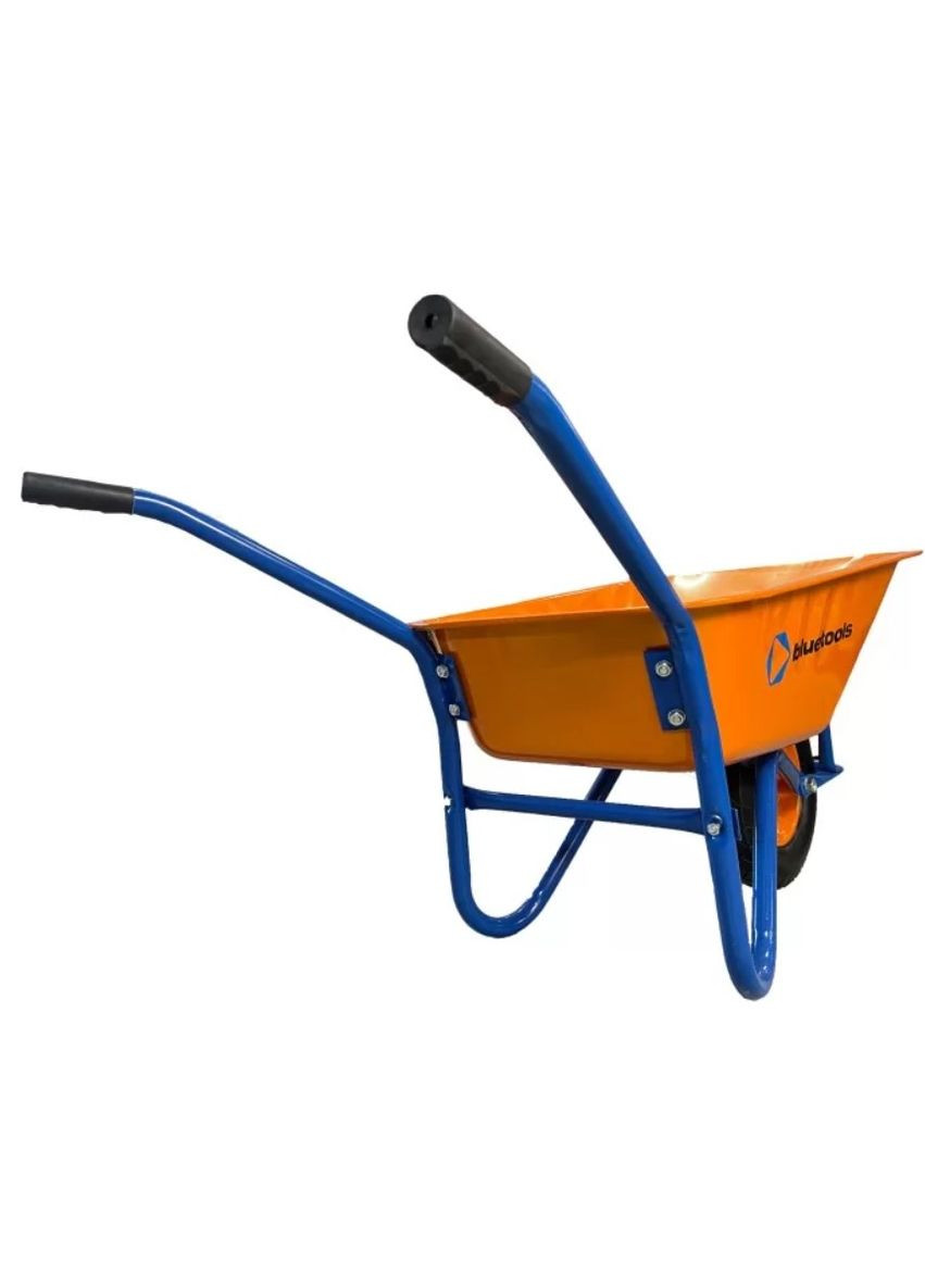 Тачка будівельна Dakar Expert (90 л, 180 кг, 0.8 мм) посилена порошкова фарба одноколісна з пневматични (24222) BLUETOOLS (318093126)