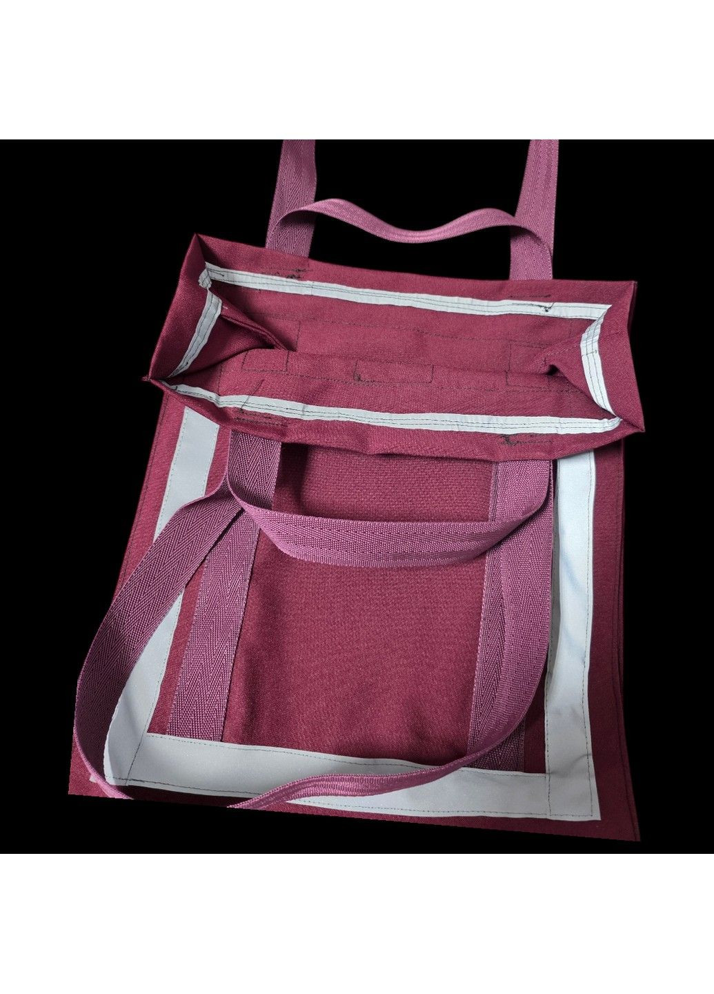 Сумка шопер Svitashka Вишневый Габардин No Brand (319859625)