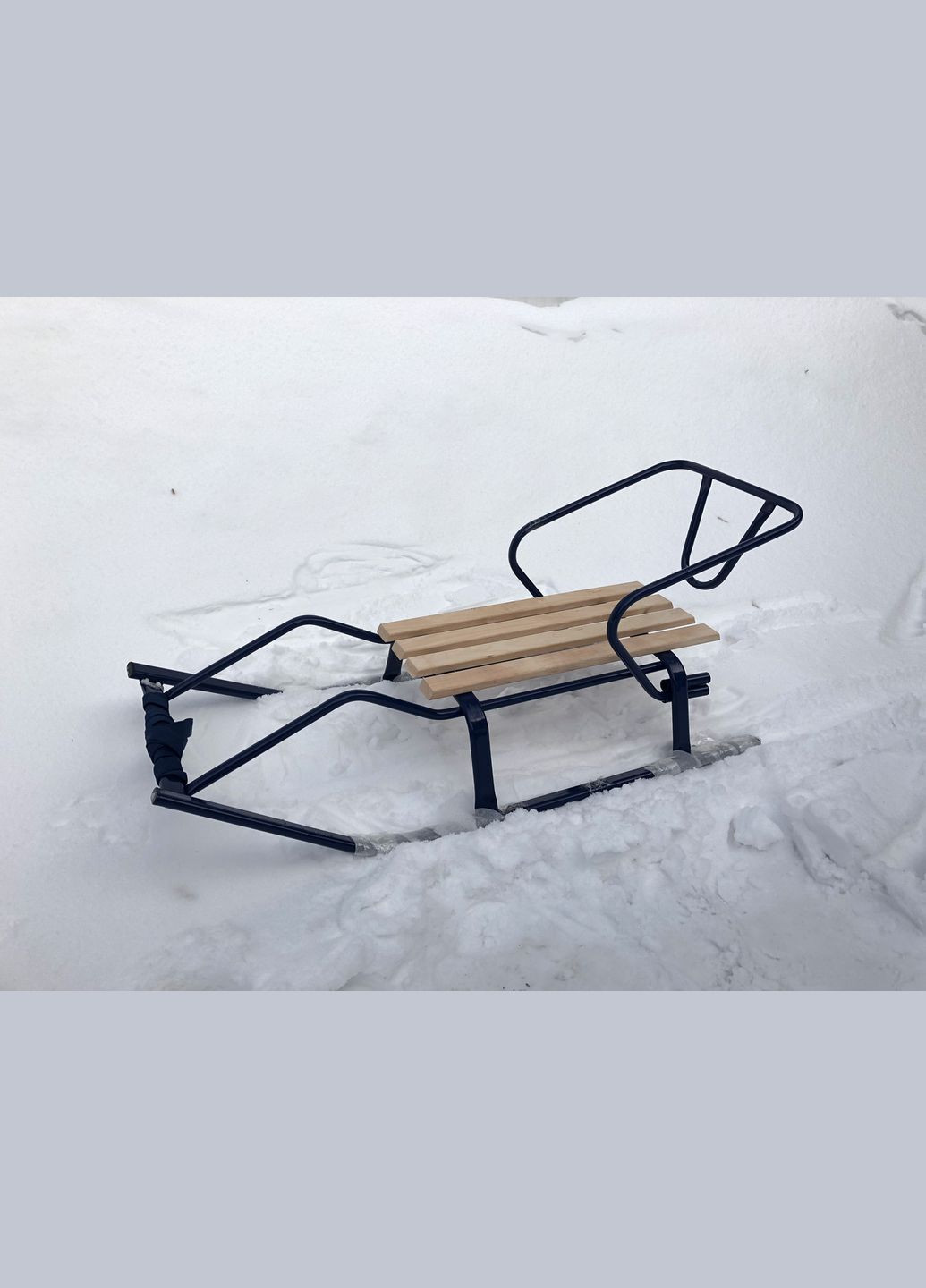 Зимние Санки "Флэш" синие Snower (329408167)