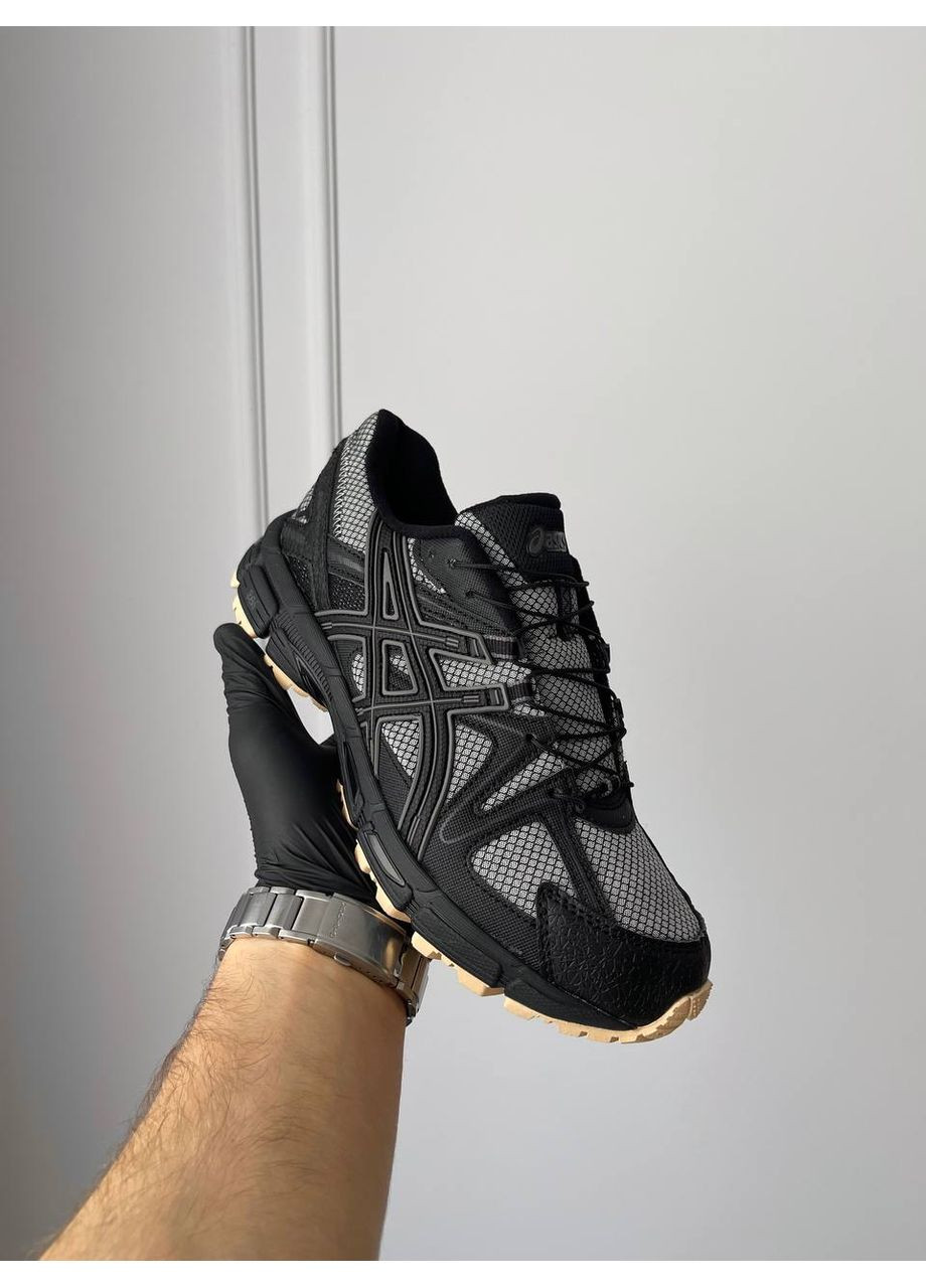 Чорні Зимовий кросівки чоловічі asics gel-kahana 8 winter termo black gray gore-tex | асікс гель-кахана 8 чорні сірі термо No Brand
