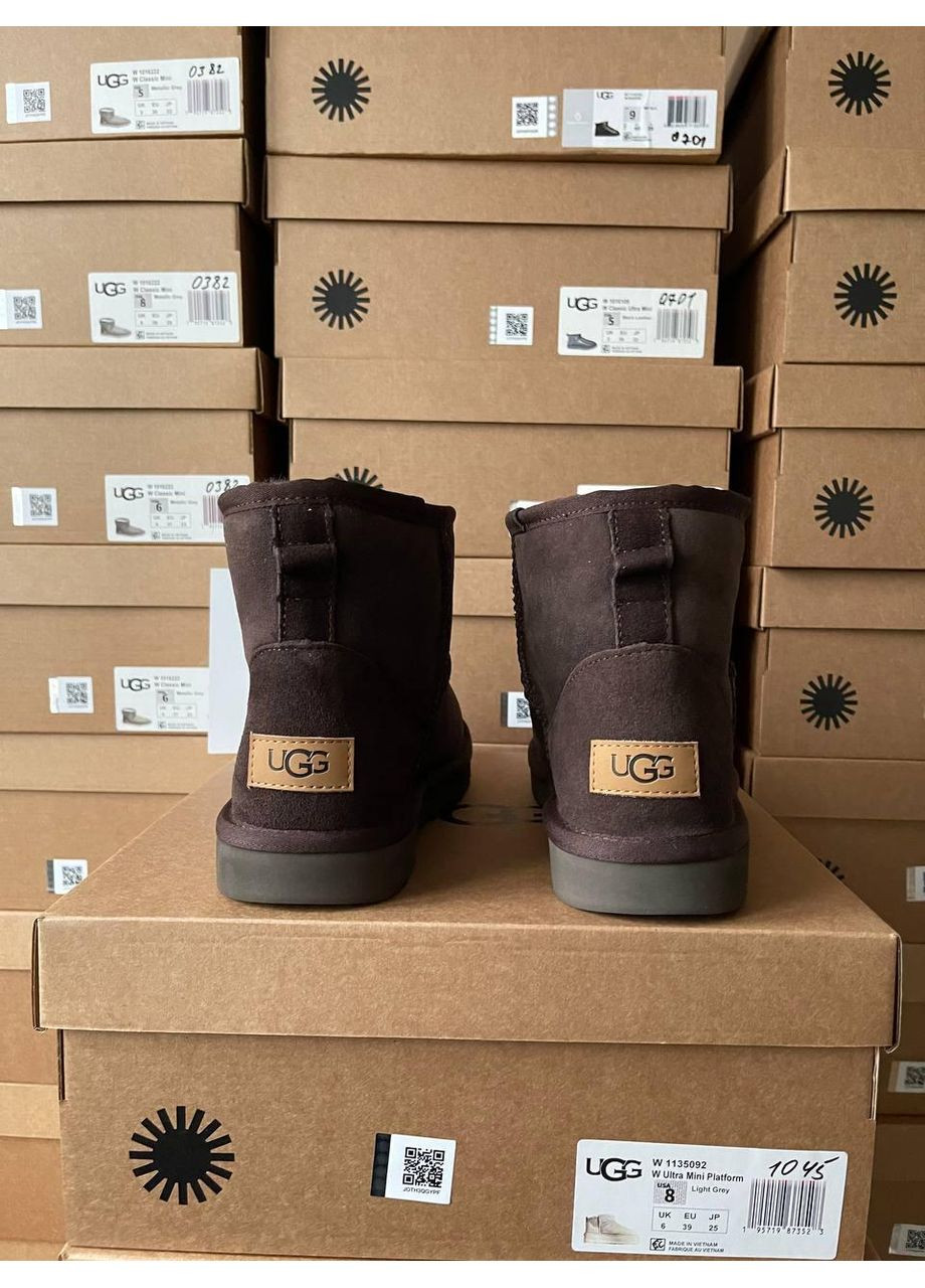 Женские UGG Classic Mini II (Замша) No Brand (364860134)
