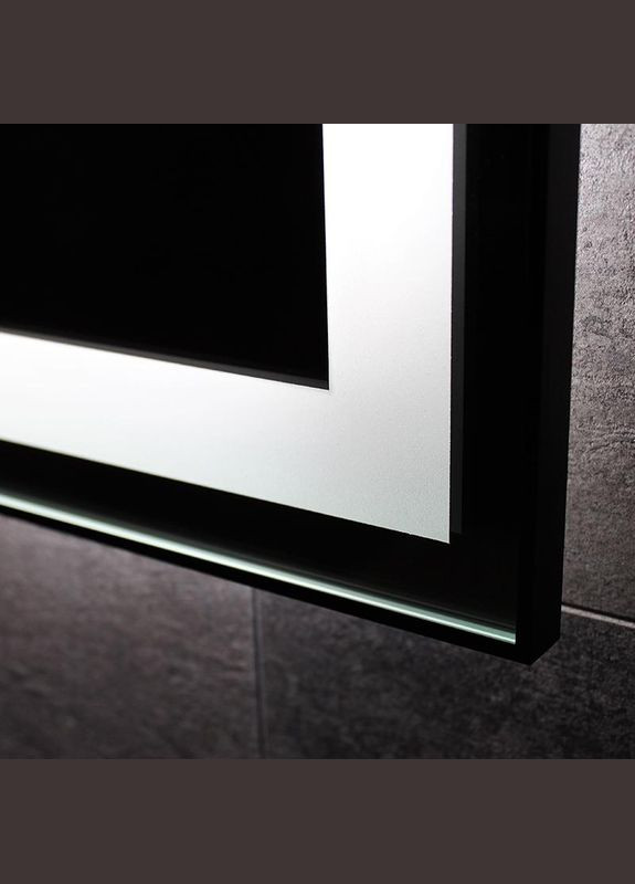 Зеркало LED DEM0061S1 Black 80смх65см сенсорное включение + подогрев Dusel (316720337)