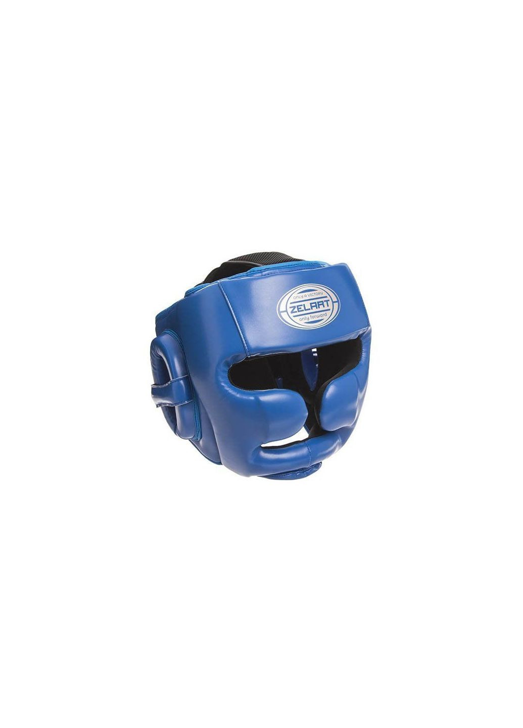 Шлем боксерский с полной защитой BO-1367 Сине-серебряный, (37363091) Zelart (323032285)