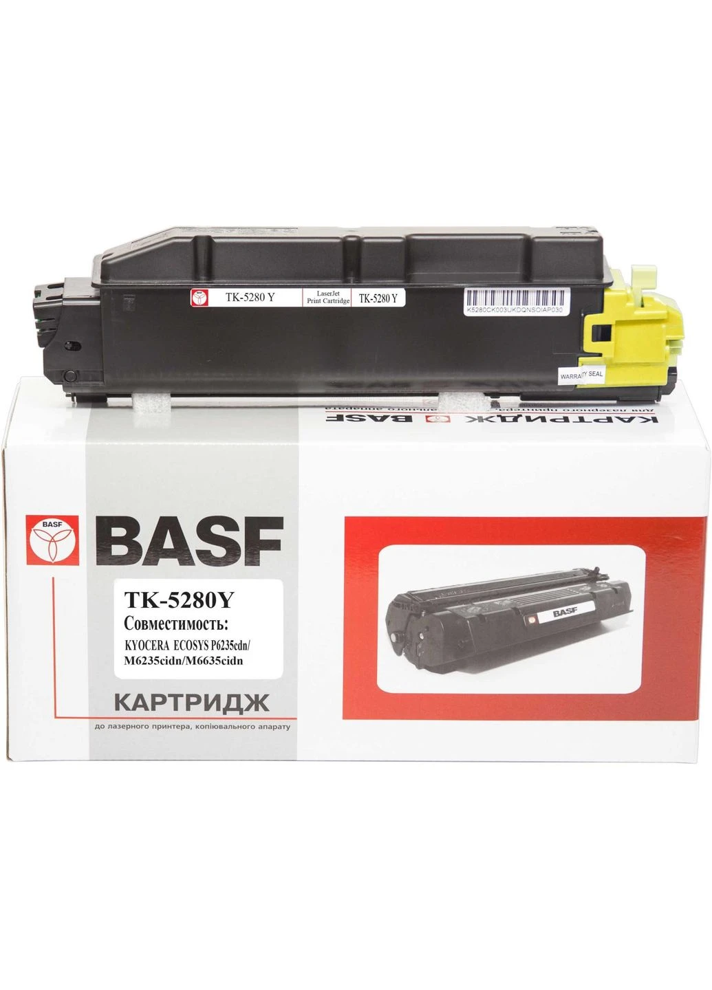 Тонер-картридж Kyoсera TK-5280Y, 1T02TWANL0 (KT-TK5280Y) BASF (391738157)