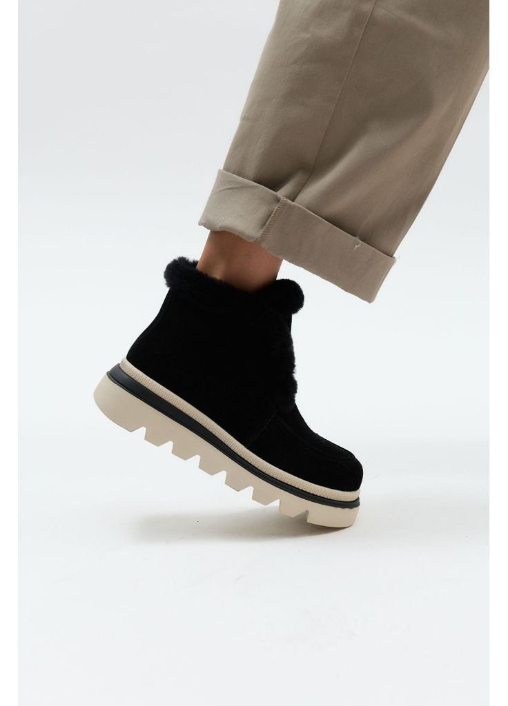 Зимние ботинки 204720 Lonza из натуральной замши