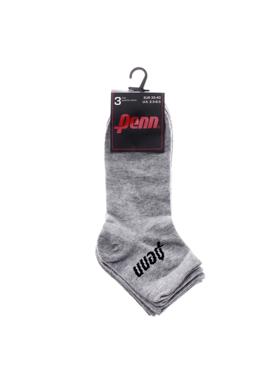 Сірі шкарпетки quarter socks 3 pair уні PENN (399459181)