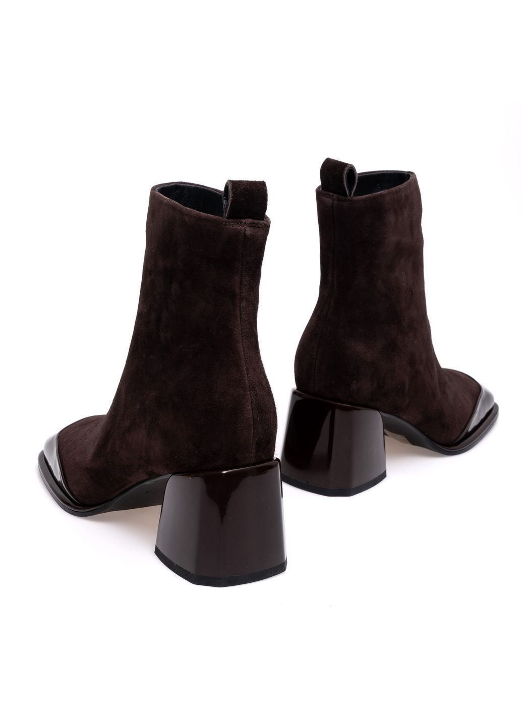 Коричневые демисезонная ботильоны 01745 коричневые Brocoli