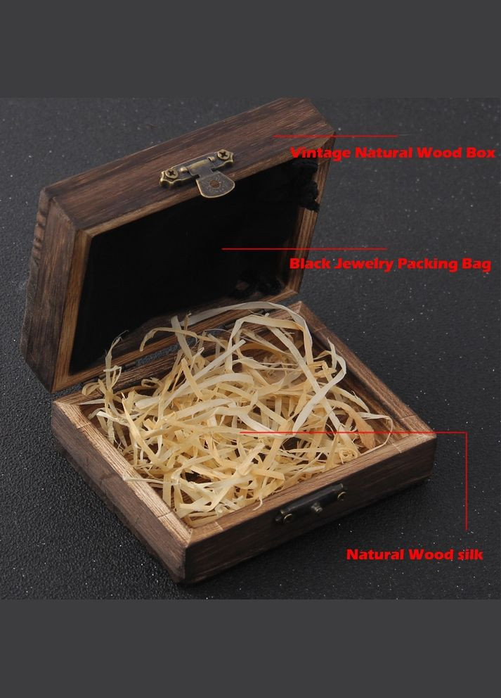 Кулон із ланцюжком чоловічий голова вовка Viking (338425395)