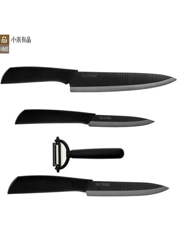 Набір керамічних кухонних ножів Xiaomi Huohou hu0010 Huo Hou (293345407)