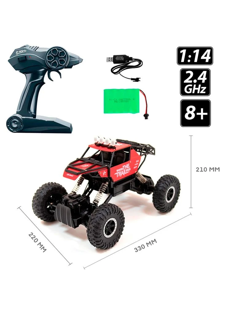 Машинка на радіокеруванні 1:14 Off-road Crawler Where the Trail Ends Red (SL-121RHMR) [114177] Sulong Toys (400895689)