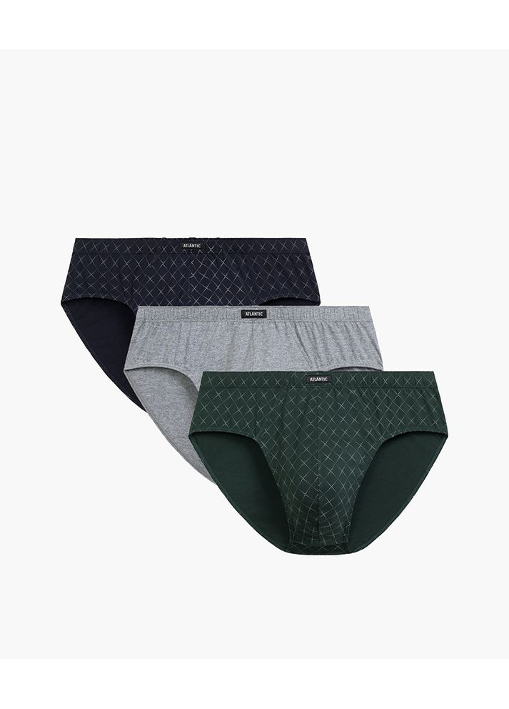 Труси чоловічі (3 шт) слипи Atlantic 3MP-205 (363969702)