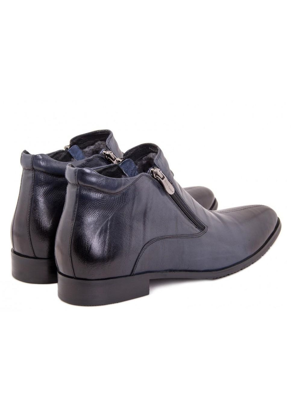 Темно-синие зимние ботинки 7154061 45 цвет тёмно-синий Carlo Delari