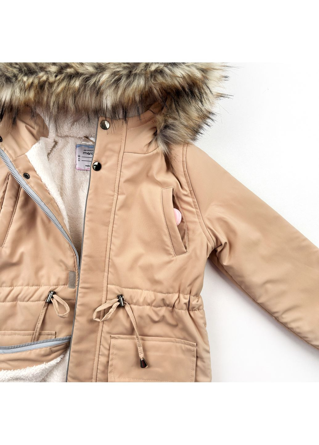 Бежева зимня куртка Marakas