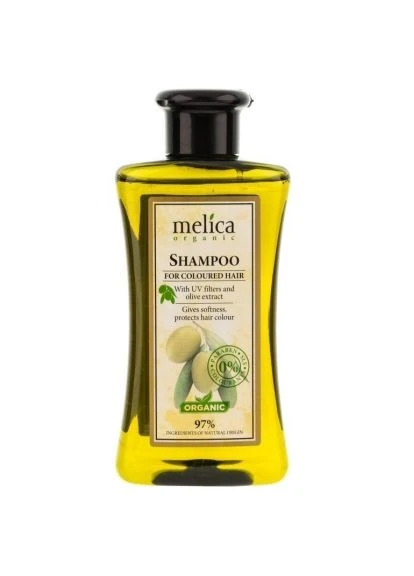 Шампунь з УФ-фільтрами та екстрактом оливи 300 мл (4770416340637) Melica Organic с УФ-фильтрами и экстрактом оливок 300 мл (401517312)