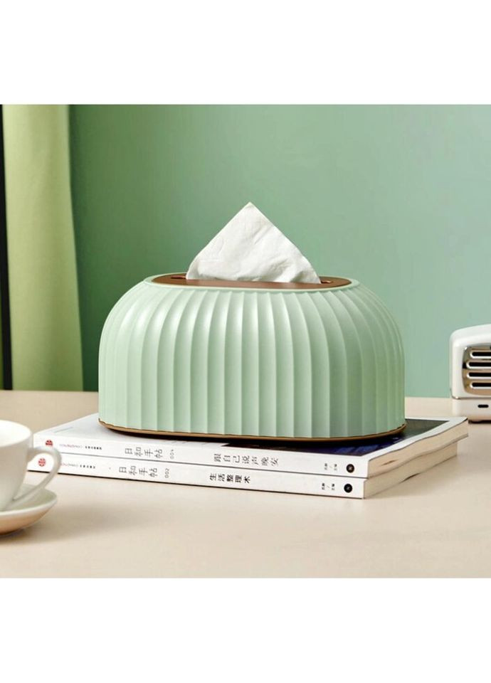 Диспенсер для салфеток 14778 10.7х13.5х22.2 см салатовый No Brand (335883373)