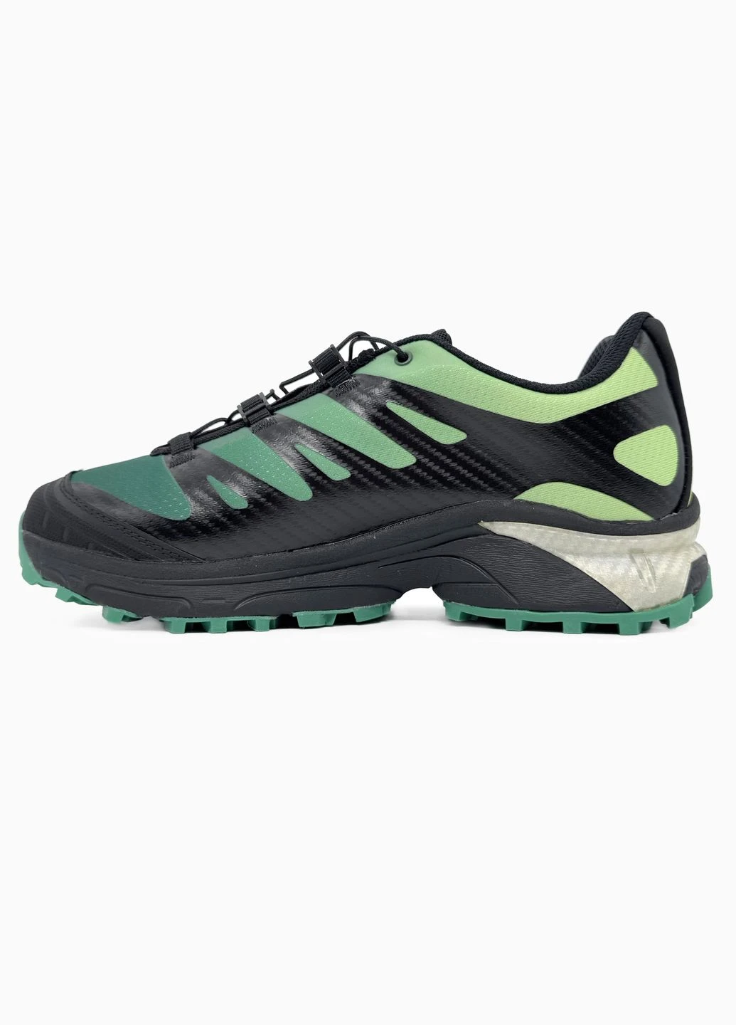 Зелені кросівки чоловічі salomon xt-4 og black green white lab | саломон хт-4 зелені демісезон No Brand