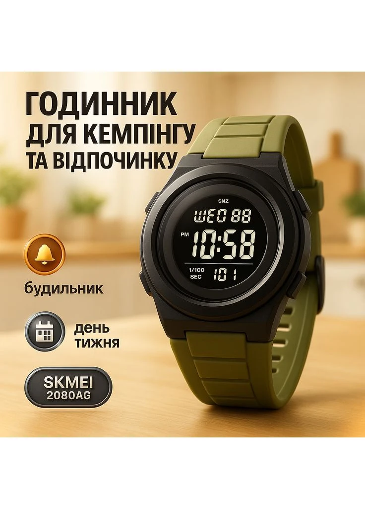 Спортивно-тактичний годинник, Водонепроникний наручний годинник для військового виду спорту MB-20 Skmei (337342363)