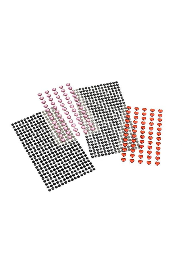 Стразы самоклеящиеся Черные 5мм 375шт Rosa Talent (362661640)