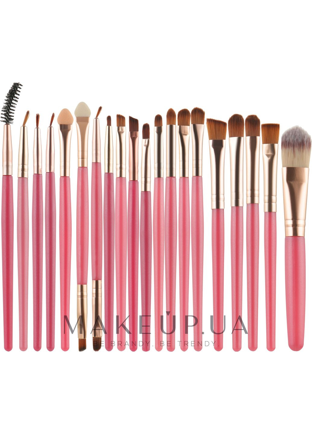 Набор кистей CS-204, розовый 20шт (970900-27067291) Cosmo shop (368625086)