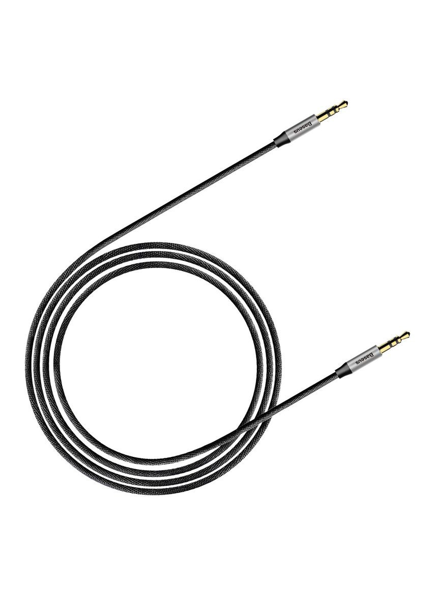 Аудиокабель Yiven Audio Cable M30 1M Silver+Black Baseus (300687245)