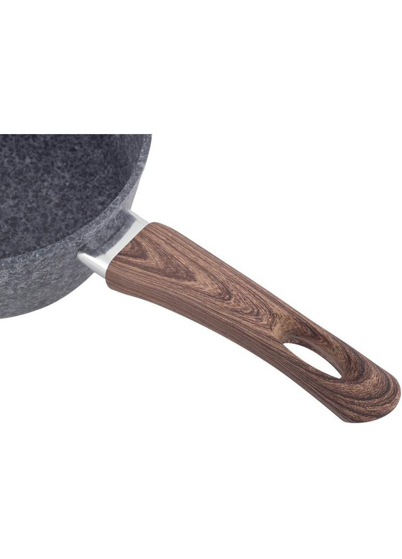 Ковш Grey Marble Ø16см индукционный с антипригарным покрытием Kamille (372175332)