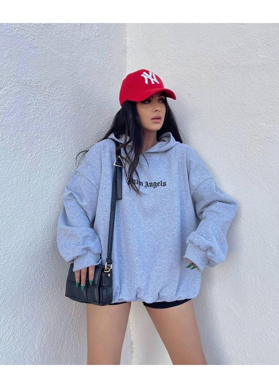 Худой женский оверсайз на флисе с принтом. MonCher (353689634)