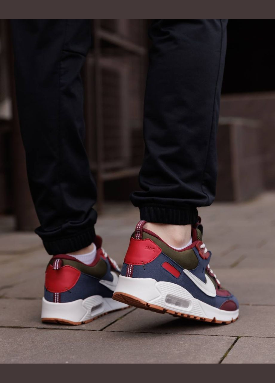 Синие демисезонные мужские кроссовки No Brand