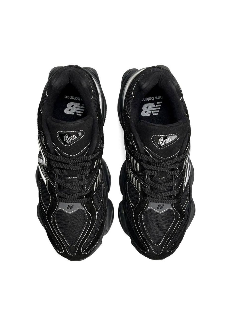 Чорні Осінні кросівки чоловічі new balance No Brand 9060 Phantom Reflective
