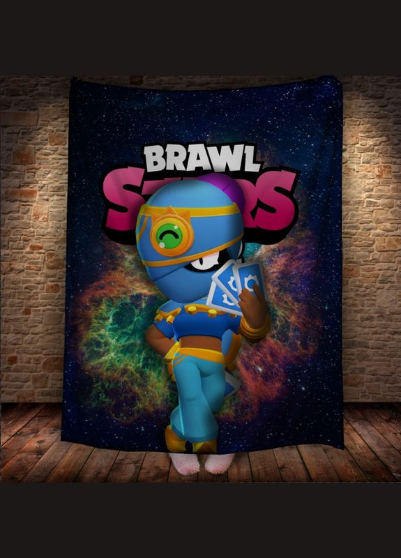 Плед з 3D принтом на тему Brawl Stars Герої Бравл Старс Перша Креативна мануфактура PERFECTUS Плед (301870918)