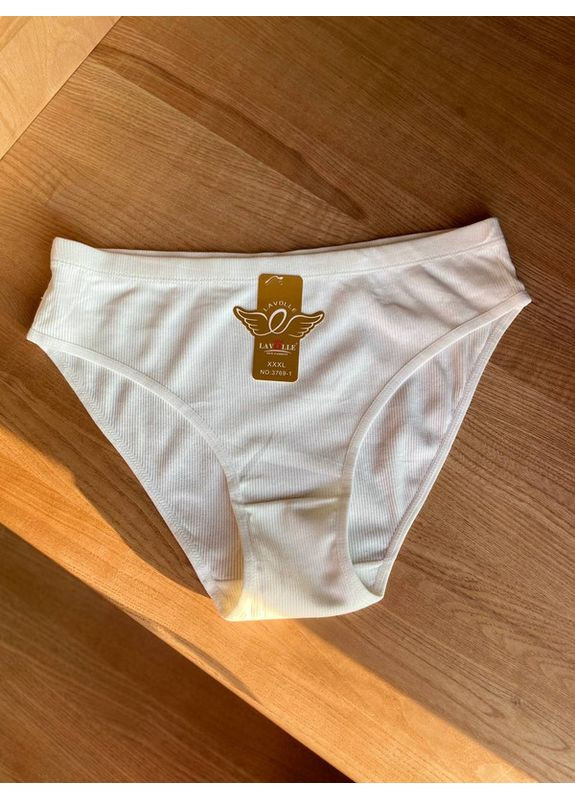 Бавовняні труси-сліпи з високою посадкою в рубчик Lavolle Сліп (360804733)