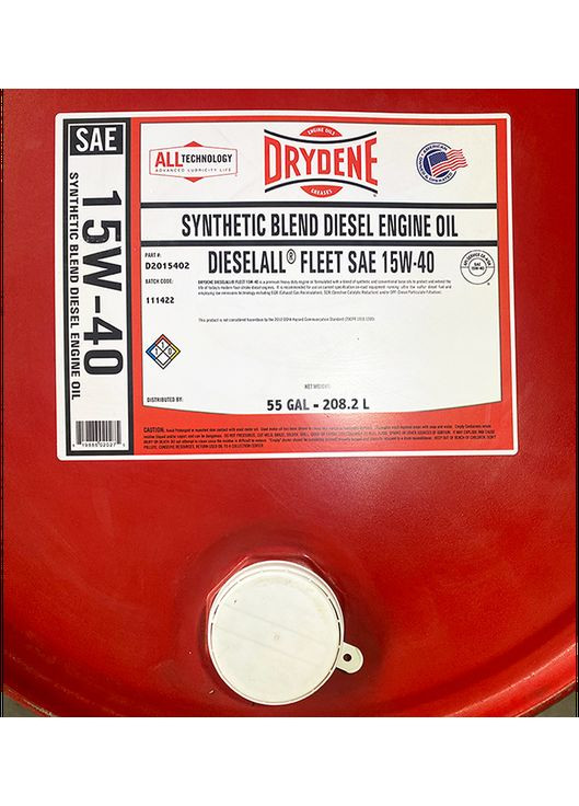 Моторное масло DIESELALL FLT SB 15W40 DR, 208 л. Drydene (322134191)