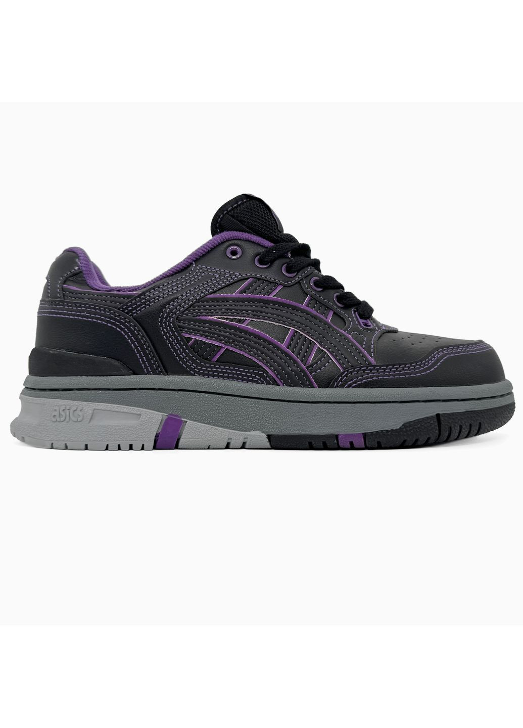 КРОССОВКИ ЖЕНСКИЕ ASICS EX89 BLACK / VIOLET АСИКС ЕХ89 No Brand чёрные демисезоны (368867970)