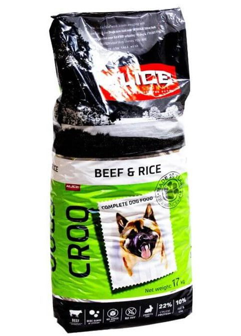 Сухий корм для собак Croq Beef and Rice з яловичиною та рисом 17 кг 5997328300750 Alice (285792314)