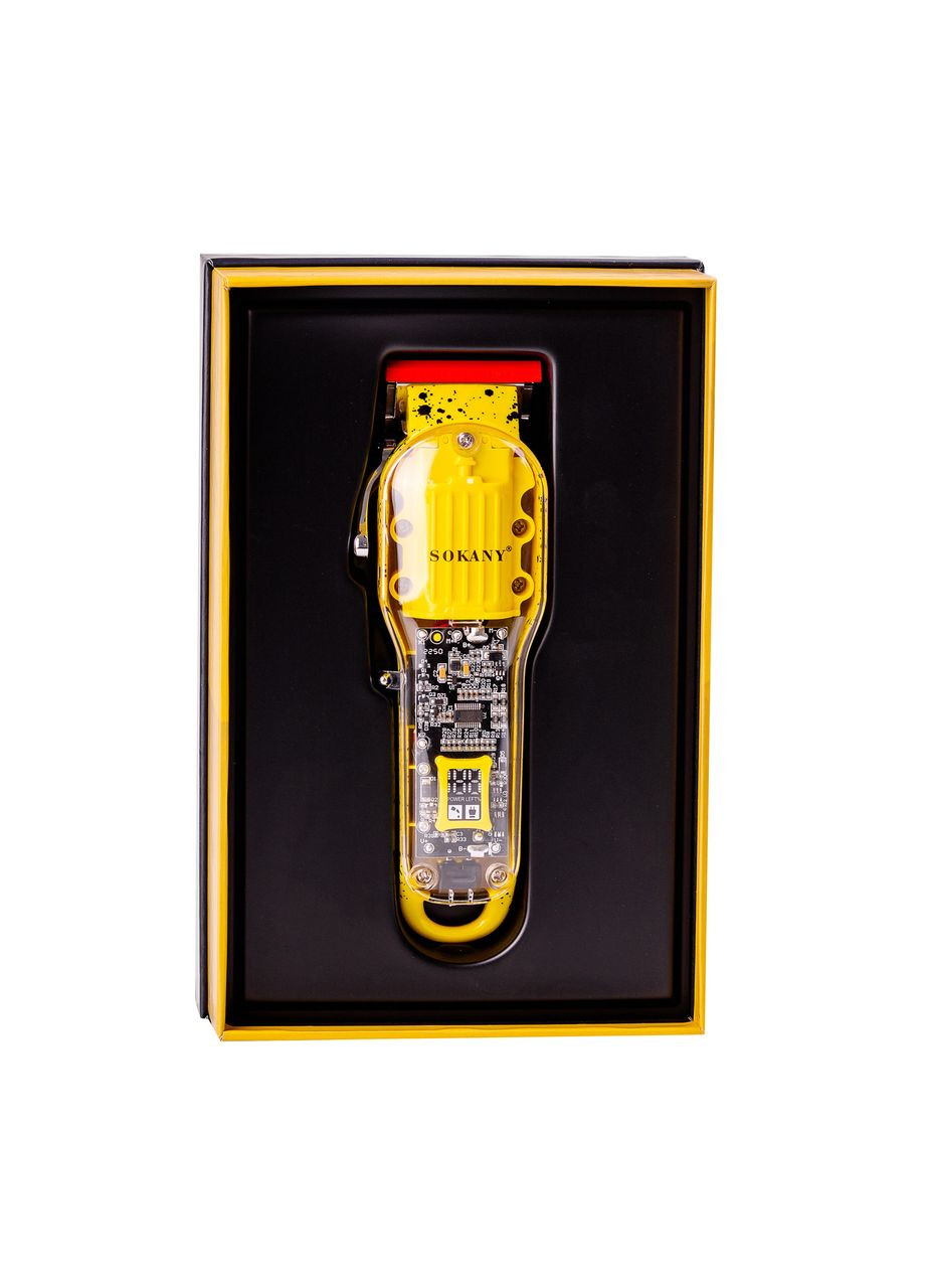 Машинка для стрижки волос Sokany аккумуляторная с 8 насадками для парикмахеров и домашних пользователей. ProDobro (364191129)