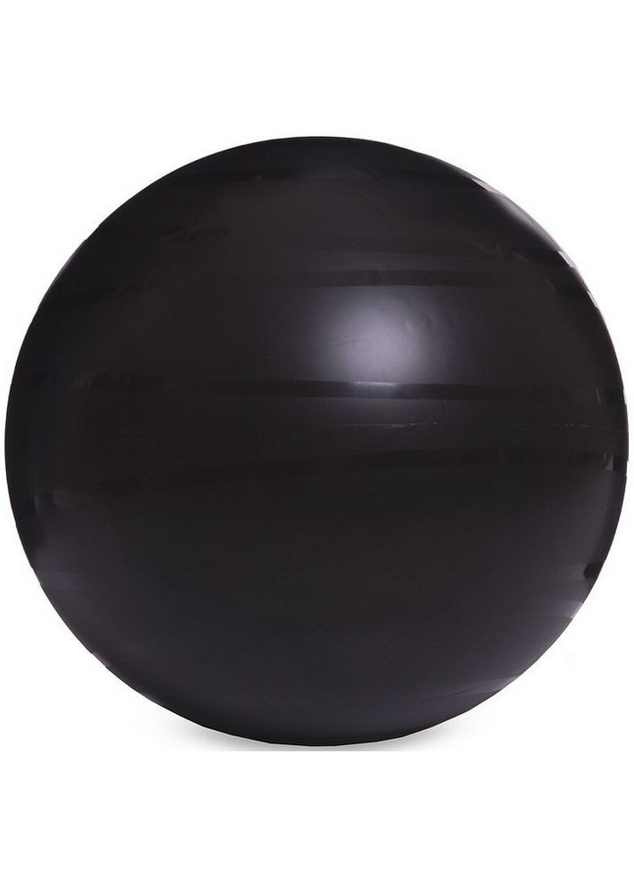 Фитбол мяч для фитнеса сатин Черный (диаметр 65 см) FI-8223 Zelart (367617541)