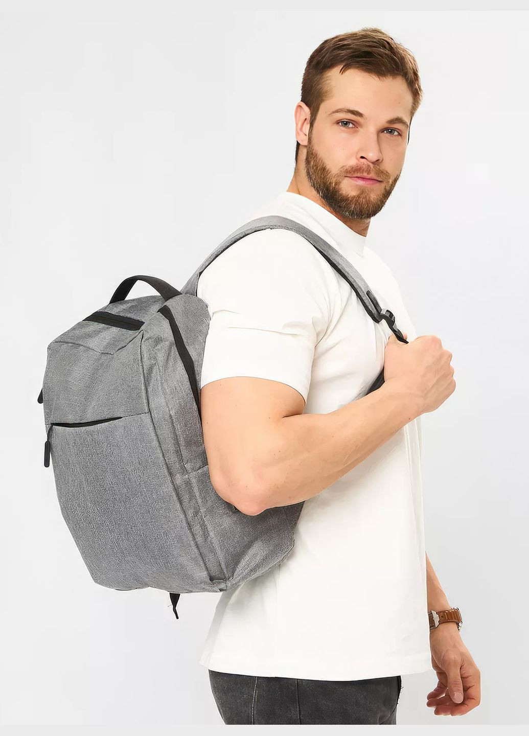Мужской рюкзак с отделением для ноутбука 15 дюймов / женский вместительный городской рюкзак OnePro (278811240)