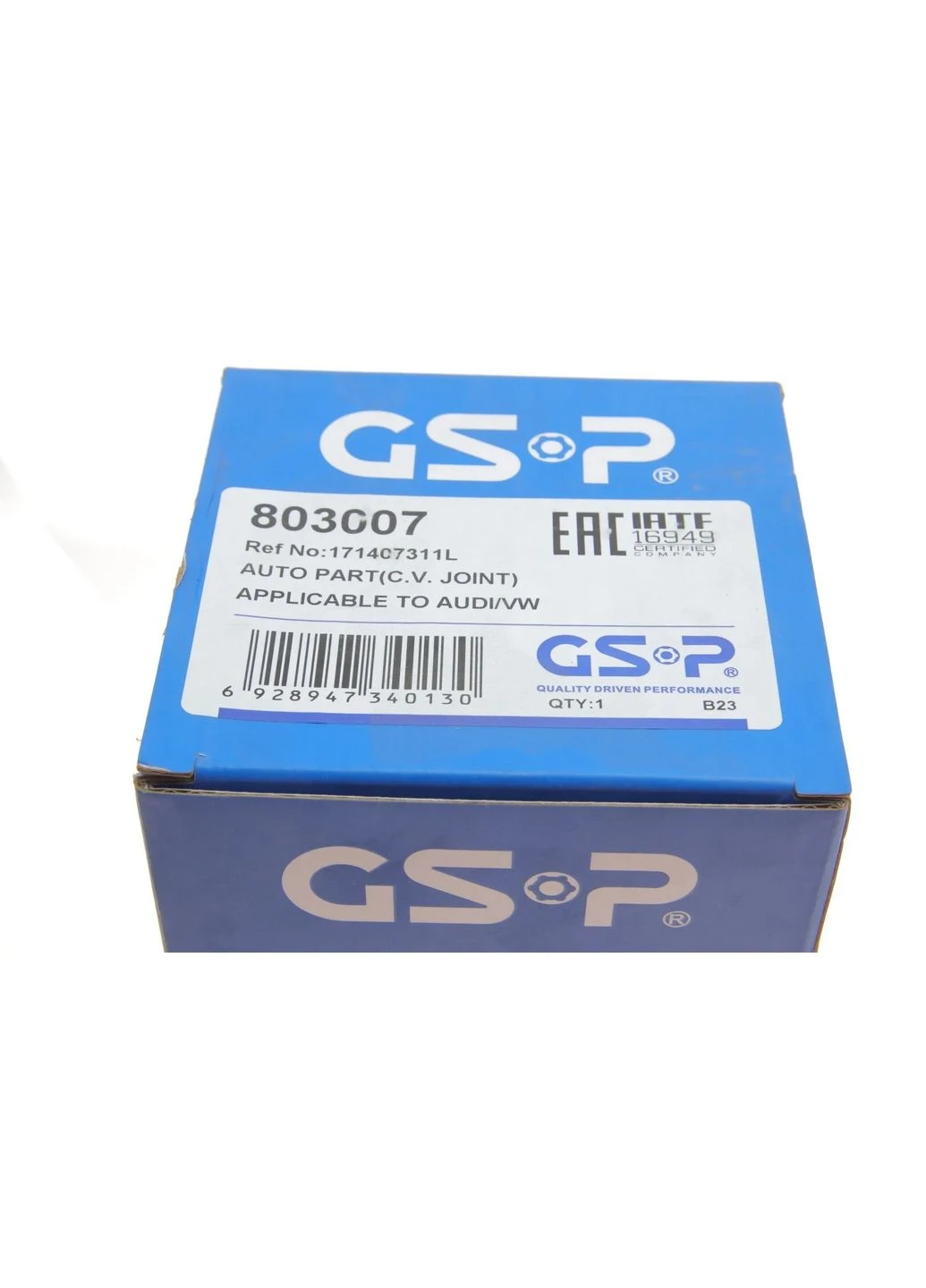 ШРКШ (наружный) VW Passat 1.6 85-/Audi 80 -94/Skoda Octavia 98-07 (22x30x129.8) 803007 UA63 GSP (400189958)