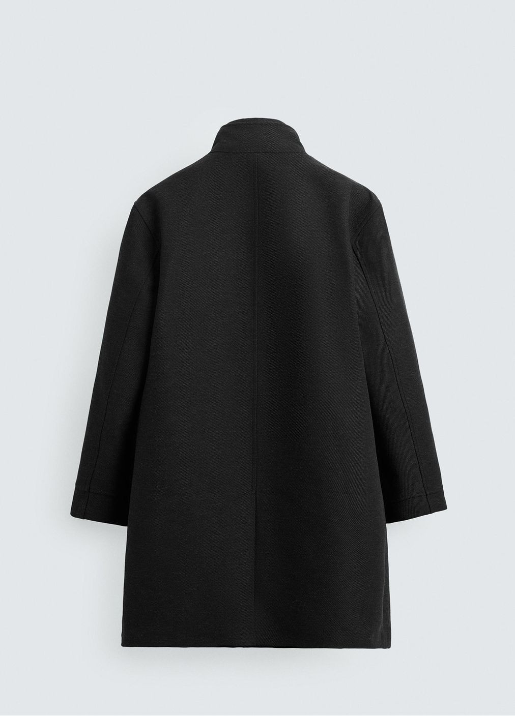 Темно-сіре демісезонне Пальто Zara