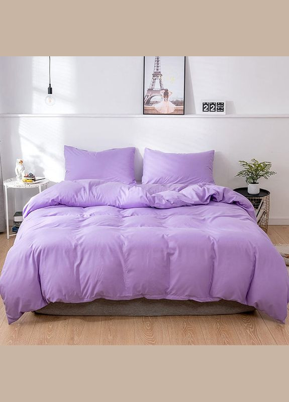 Постільна білизна Лавандовий настрій Ранфорс Сімейна на резинці MERISET (278255048)