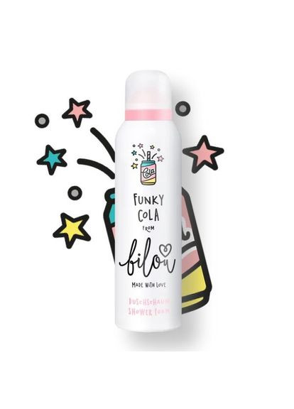Пенка для душа Funky Cola 200 мл Bilou (323229318)
