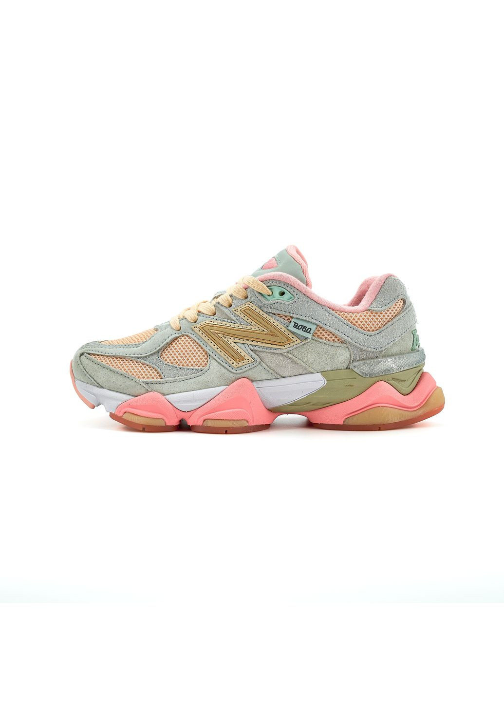 Цветные демисезонные кроссовки мужские new balance 9060 joe freshgoods inside voices baby shower blue нью беланс 9060 No Brand