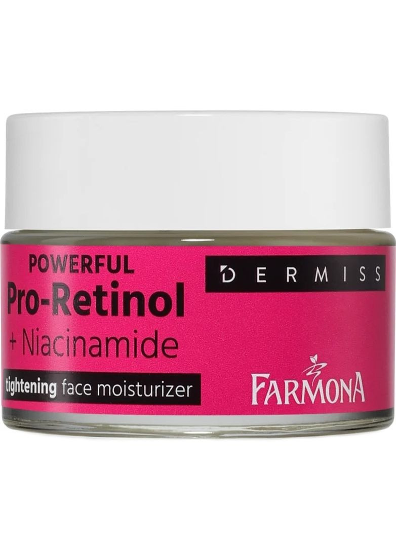 Крем зволожуючий з про-ретинолом та ніацинамідом для обличчя Dermiss Powerful Pro-Retinol + Niacinamide 50ml (1505324-39341703) Farmona (368610068)