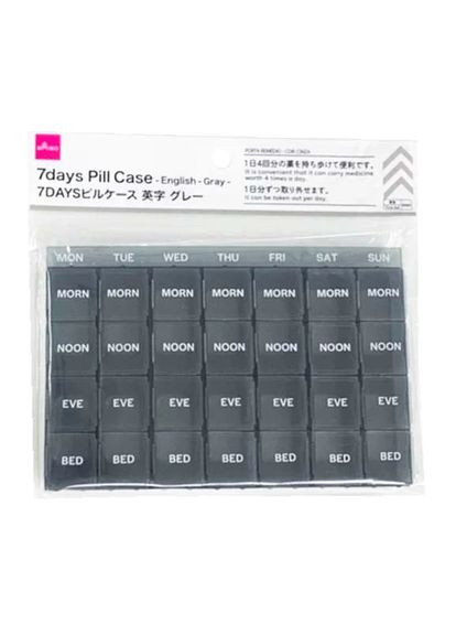 Органайзер для таблеток на тиждень (по 4 комірки) Daiso (365589464)