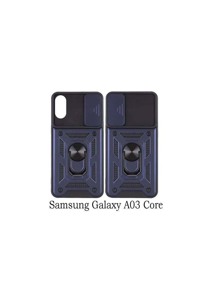 Чехол для мобильного телефона Military Samsung Galaxy A03 Core SMA032 Blue (707363) BeCover (296481053)