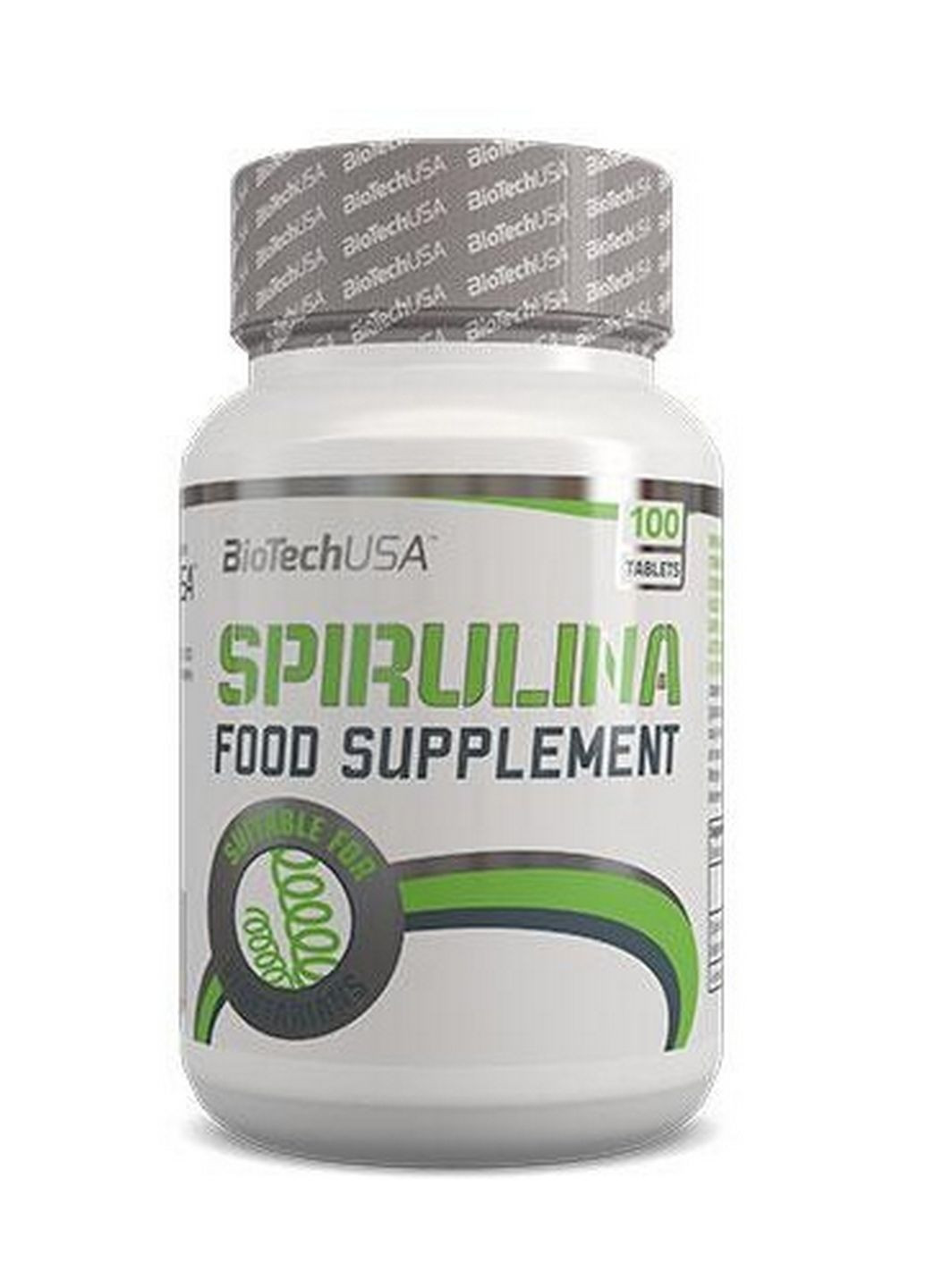 Натуральная добавка Spirulina, 100 таблеток Biotech (295898679)