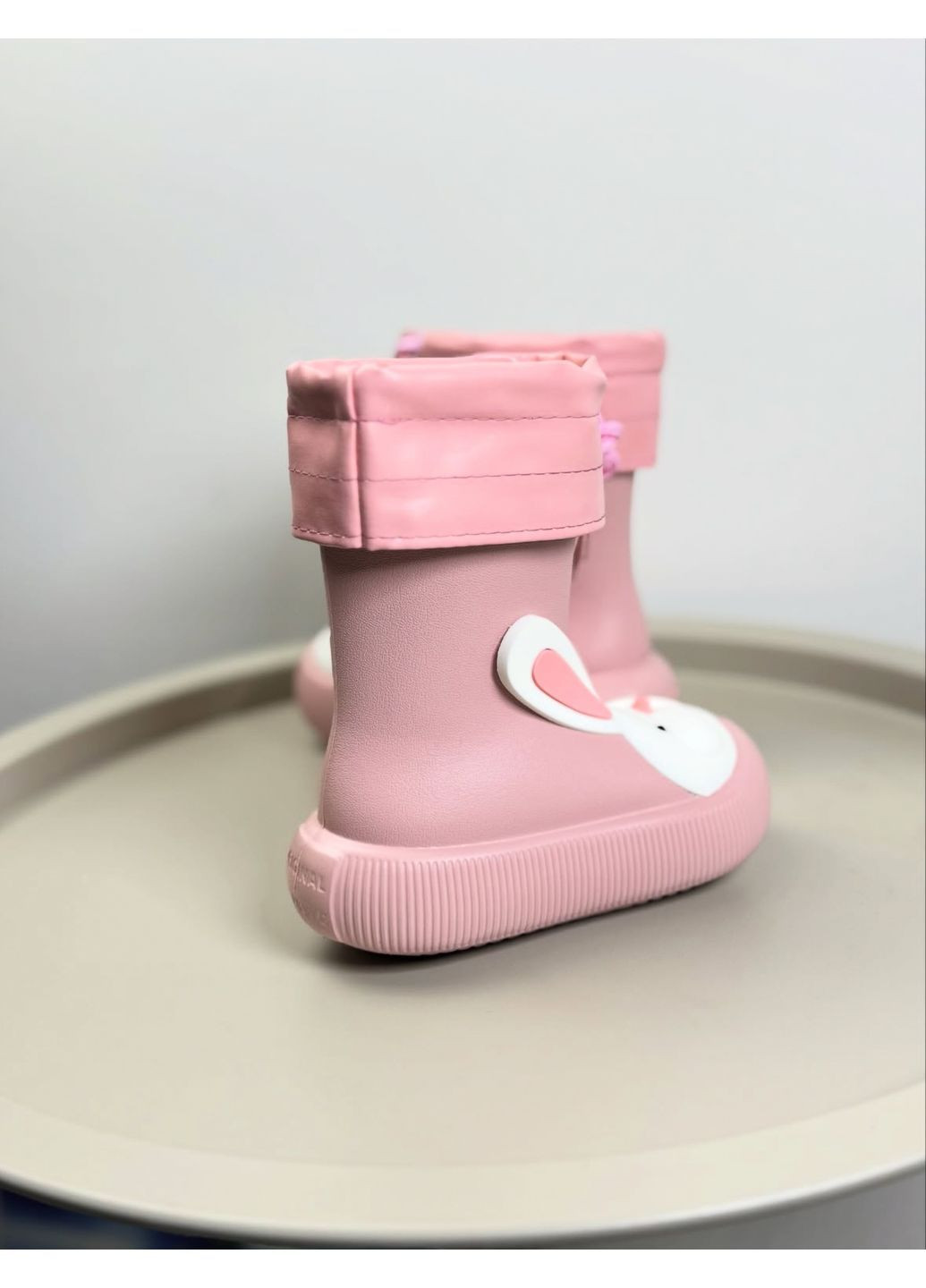 Резиновые сапоги розовые 1629 No Brand (366347235)