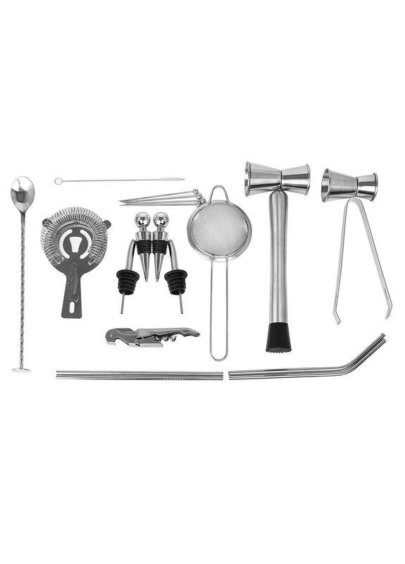 Набір для бара з 22 предметів із підставкою інвентар бармена 50 шт. Youchen МС-H18 (335365880)