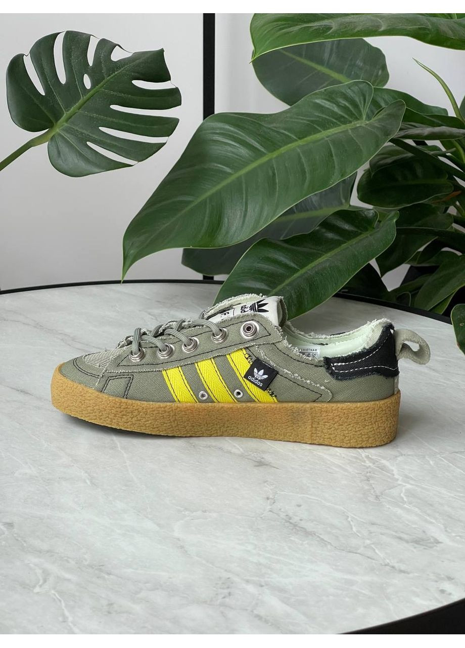 Кросівки жіночі і чоловічі Adidas Campus 80s khaki | Адідас Кампус 80 хакі No Brand хакі демісезони (352474029)