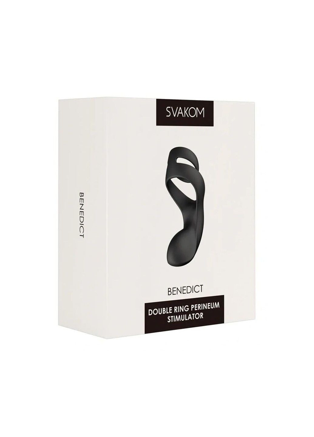 Подвійне ерекційне кільце Benedict Black Svakom (317256263)